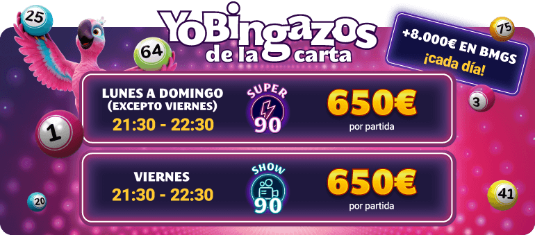 YoBingazos de la carta