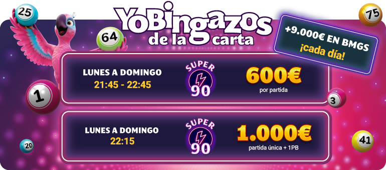 YoBingazos de la carta