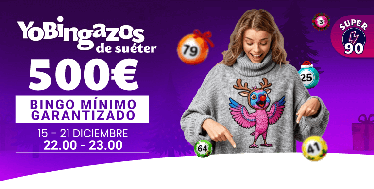 YoBingazos: Bingo Mínimo Garantizado en YoBingo