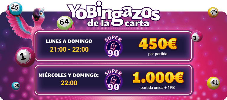 YoBingazos de la carta