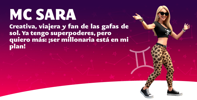 Mc Sara Moderadora del Chat de YoBingo